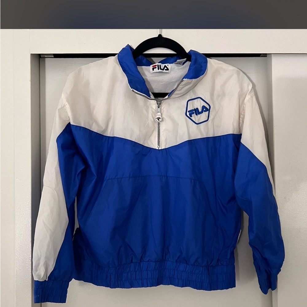 FILA Blue and White Sweater
